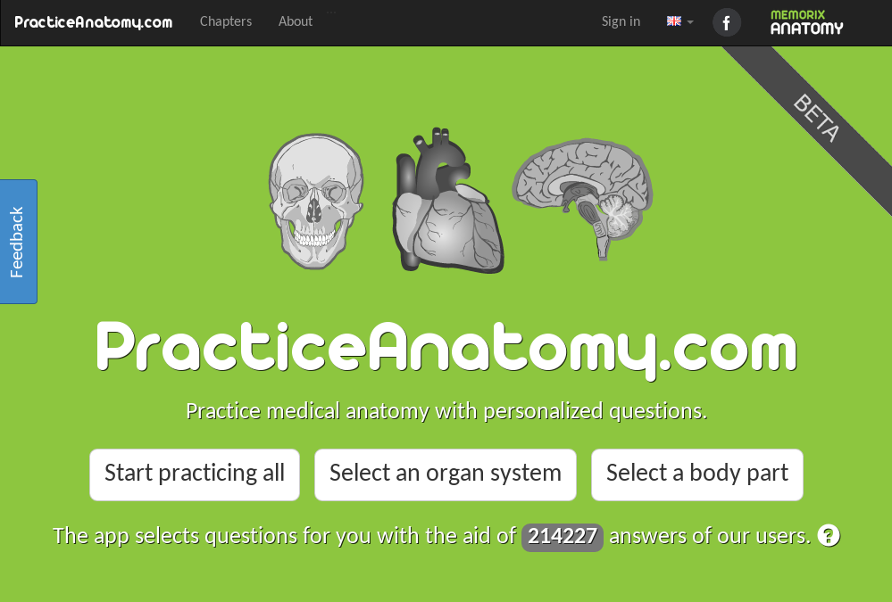 Bones - PracticeAnatomy.com - review human anatomy in pictures